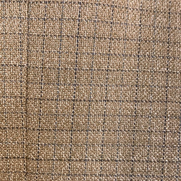 Burberry London Union Made Tan Windowpane Blazer Size 48R - Picture 7 of 13